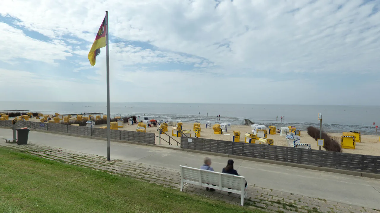 Über den Dächern von Cuxhaven Duhnen