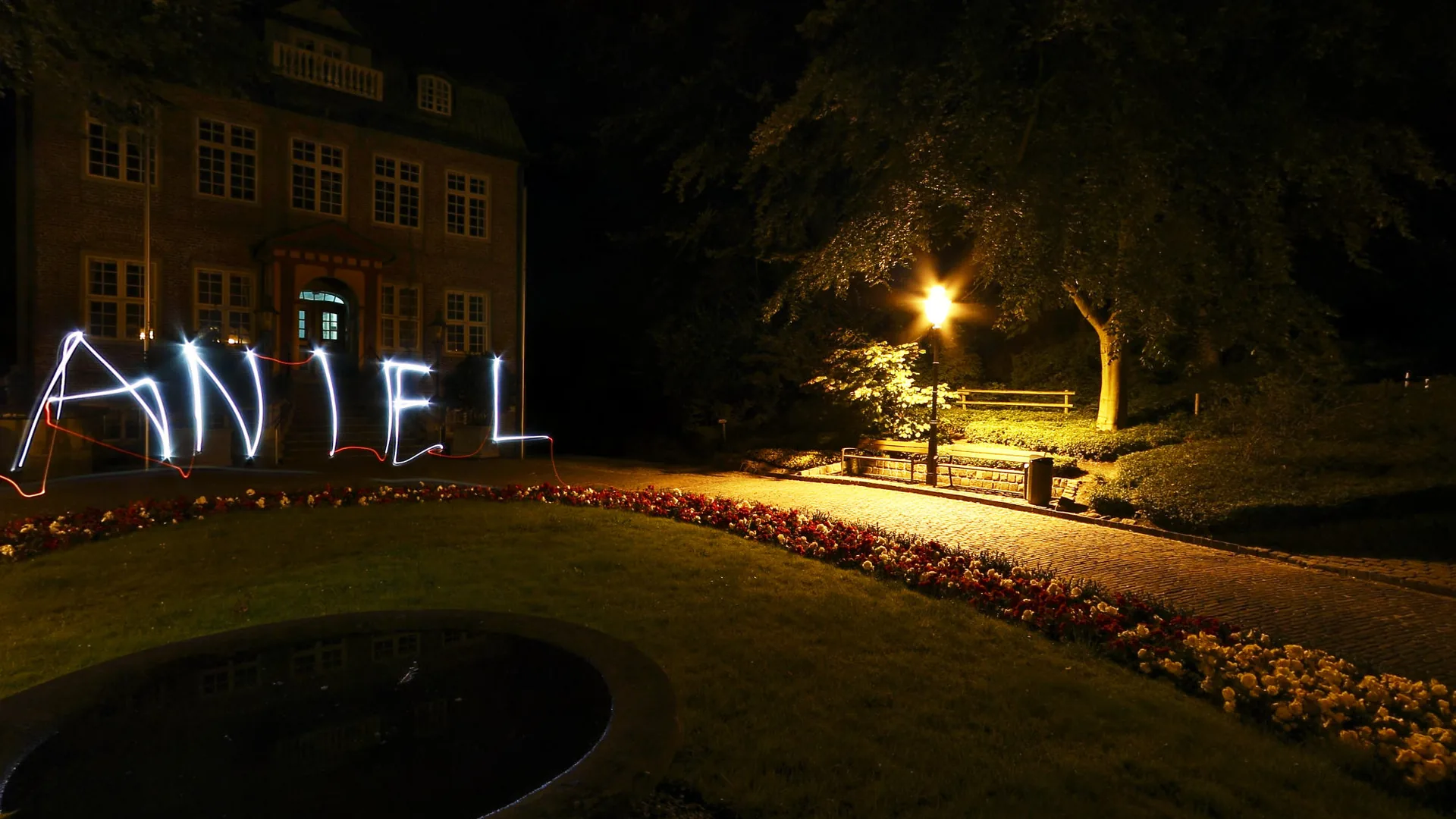 Schloss Ritzebüttel bei Nacht